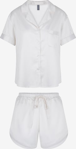 LingaDore Pajama in White: front