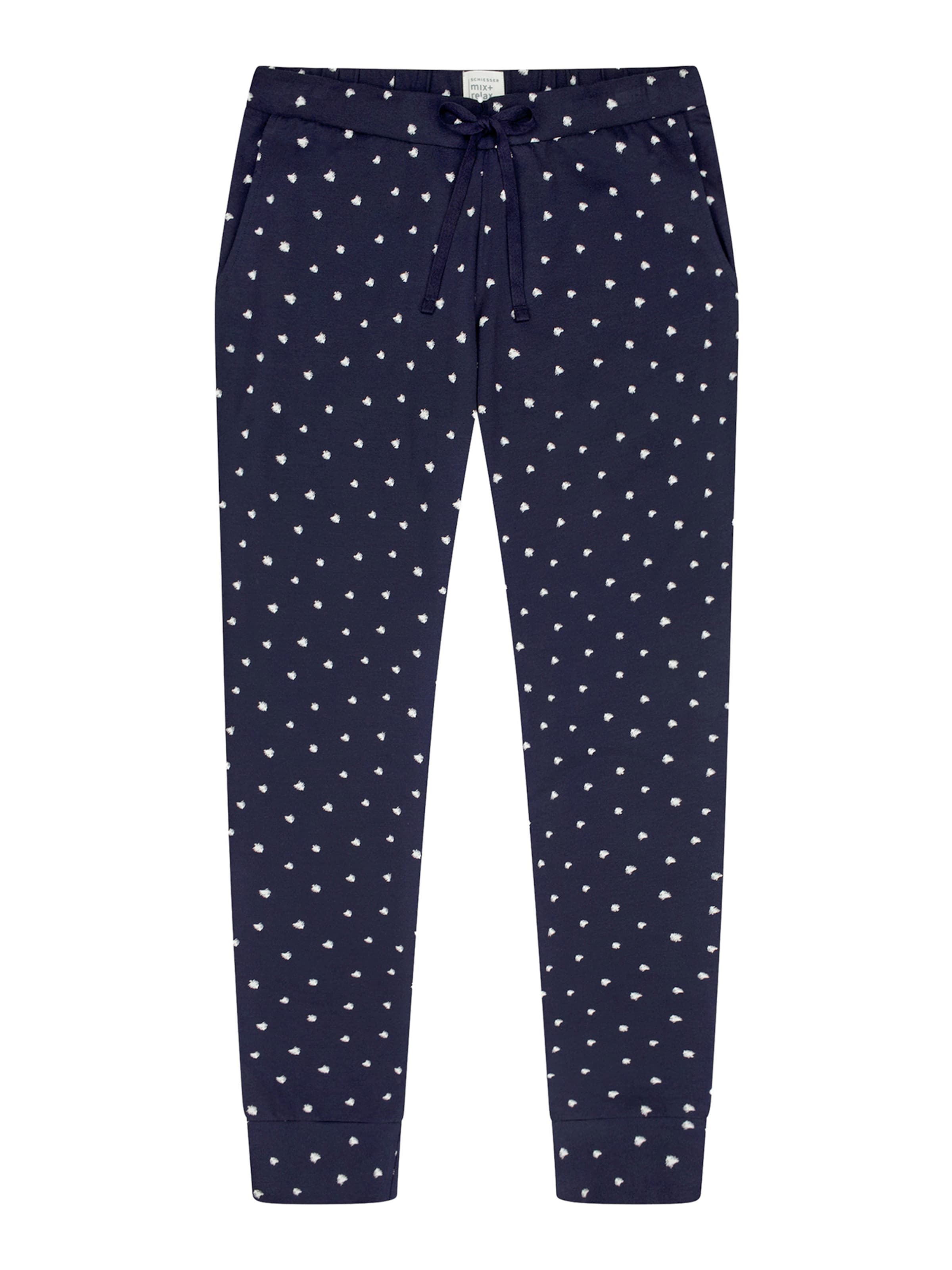 Pantalon de pyjama ' Mix Relax ' SCHIESSER en bleu : devant