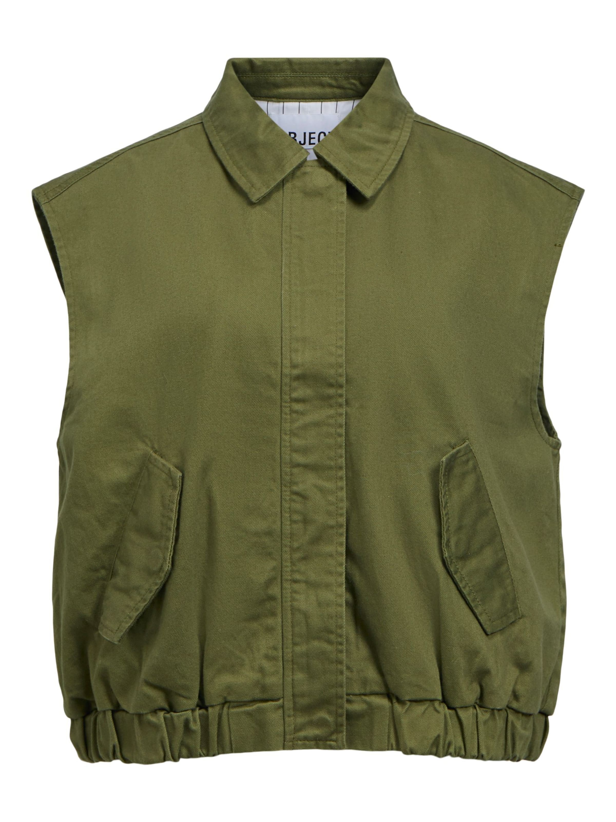 Gilet OBJECT en vert : devant