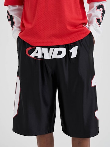 AND1 Regular Shorts in Schwarz