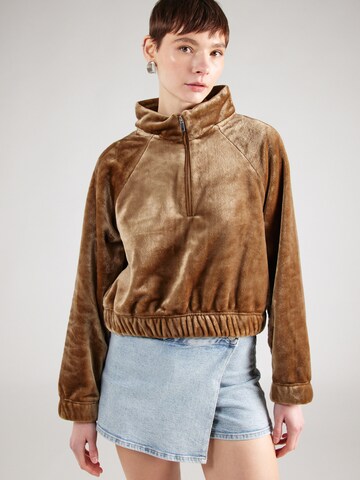 AÉROPOSTALE Sweatshirt in Brown: front