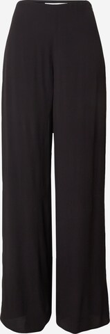 Calvin Klein Jeans Wide leg Trousers in Black: front