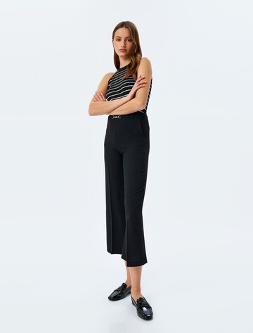 Koton Regular Pleated Pants in Black