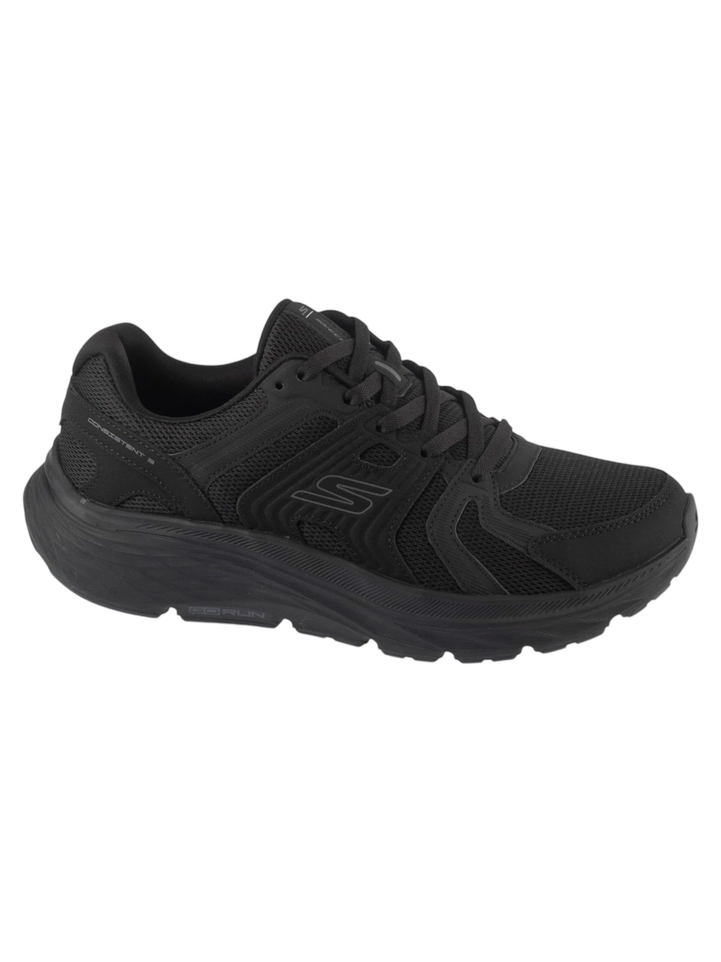 SKECHERS Loopschoen 'Go Run Consistent 3 - Core Track' in Zwart: voorkant
