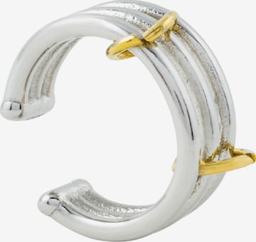 Boucles d'oreilles 'Ear cuff Nikita Bi S' YParis en argent : devant