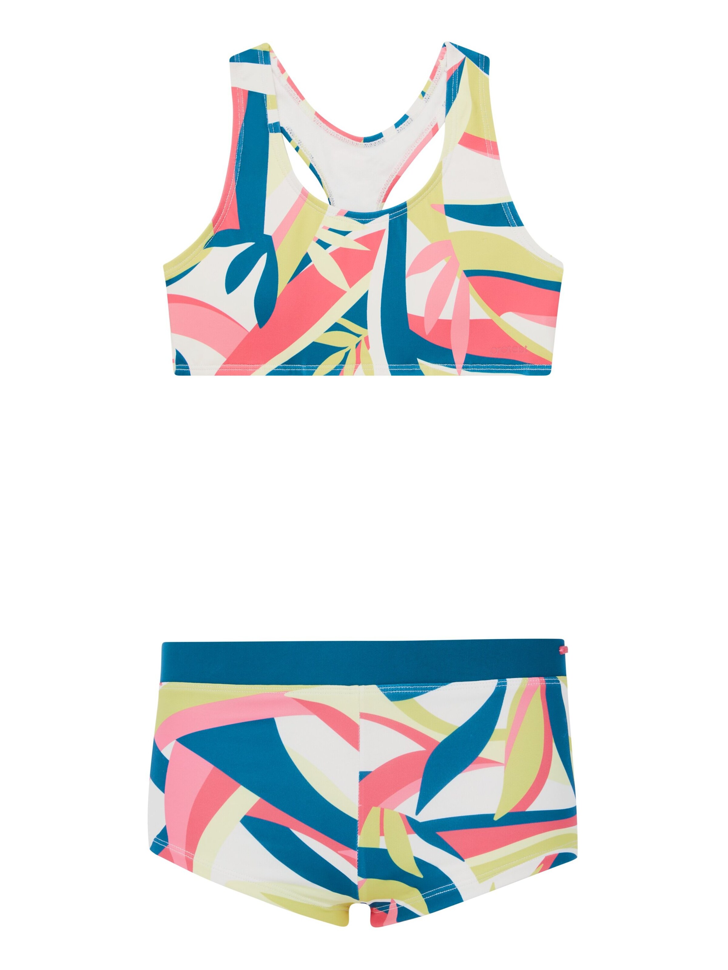 PROTEST Bustier Bikini 'PRTNini JR'‌‌‌ in Pink: Vorderseite