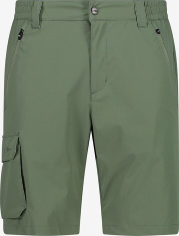 CMP Regular Outdoor Pants in Green: front