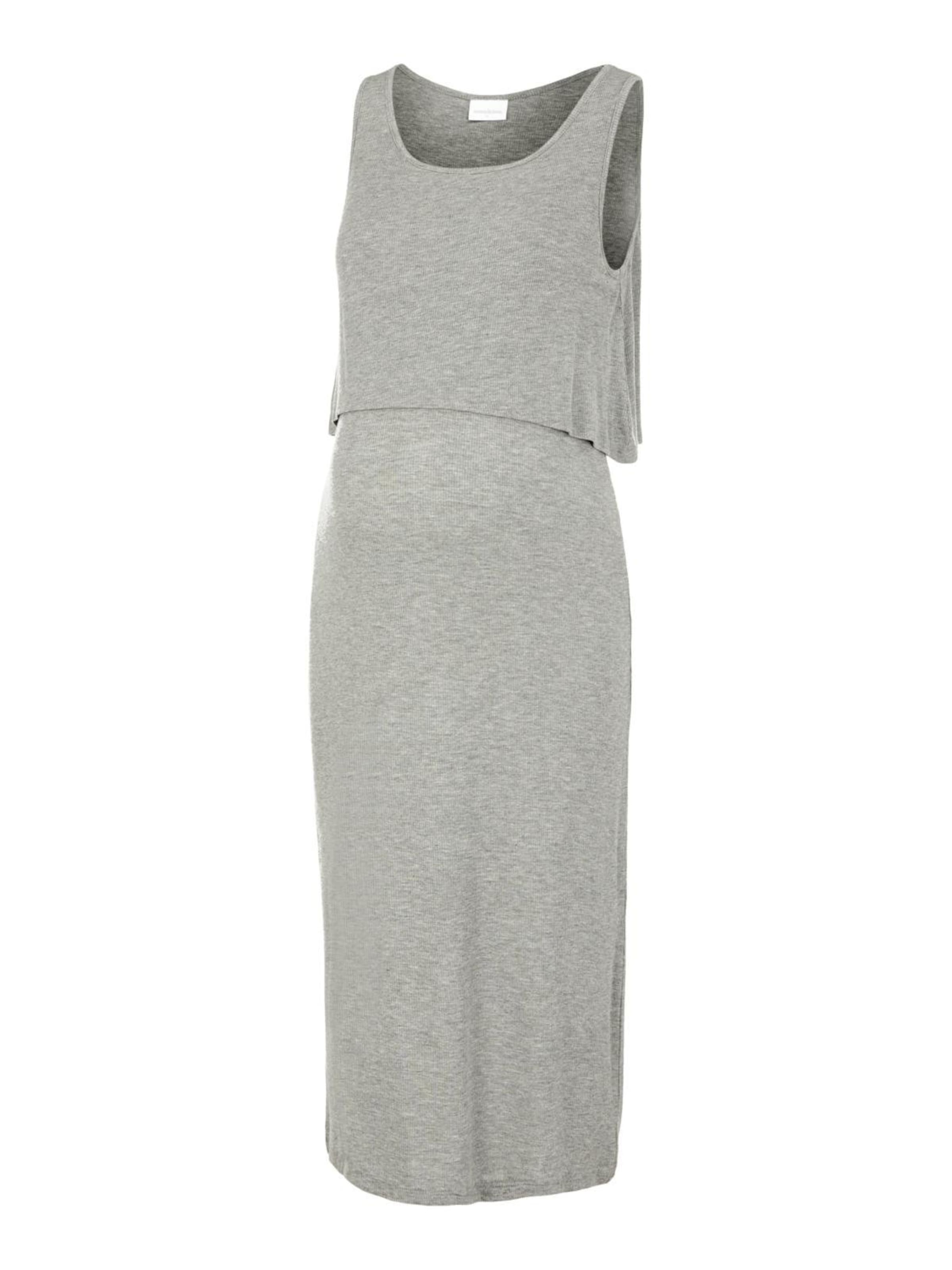 Robe 'BRYNJA JUNE' MAMALICIOUS en gris : devant