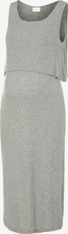 Robe 'BRYNJA JUNE' MAMALICIOUS en gris : devant