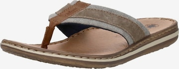 Rieker Teenslippers 'Teenslippers' in Grijs: voorkant
