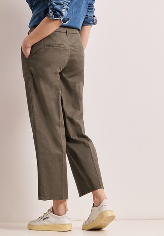 STREET ONE Loose fit Pleated Pants in Brown