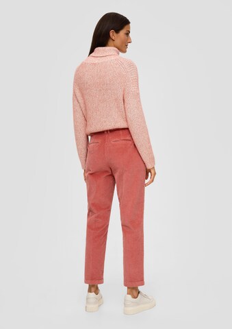 Effilé Pantalon à pince s.Oliver en rose