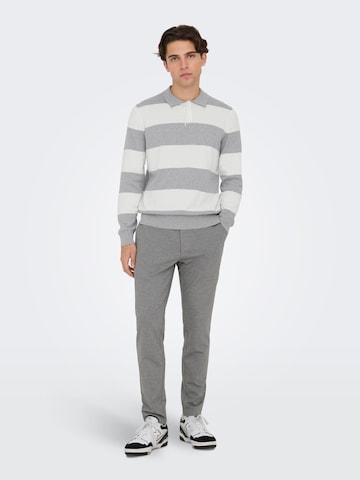 Only & Sons Pullover 'REX' in Grau