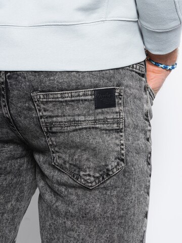 Ombre Tapered Jeans 'P1056' in Zwart