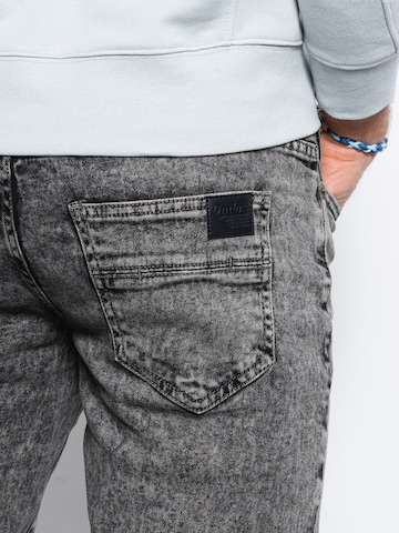 Ombre Tapered Jeans 'P1056' in Zwart