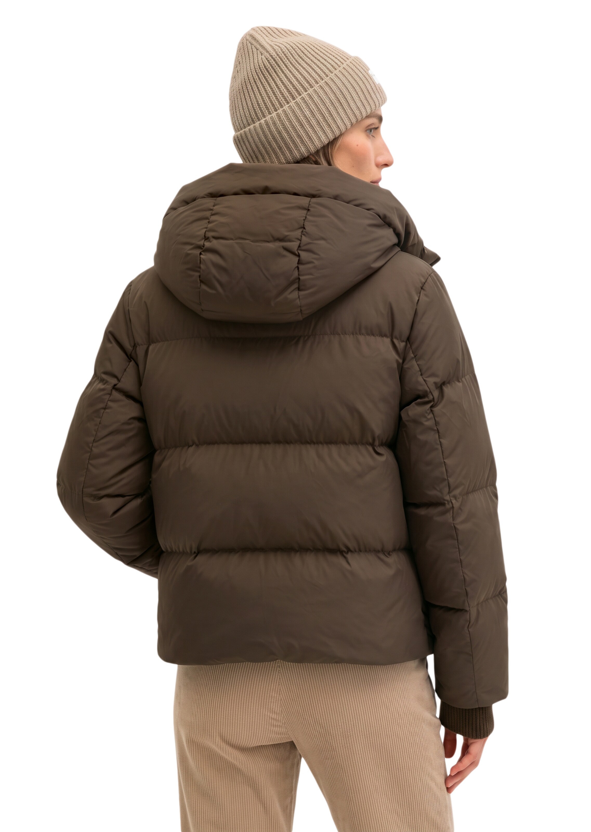 Veste mi-saison Marc O'Polo en marron : derrière