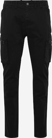 INDICODE JEANS Cargo Pants 'Cargas' in Black: front