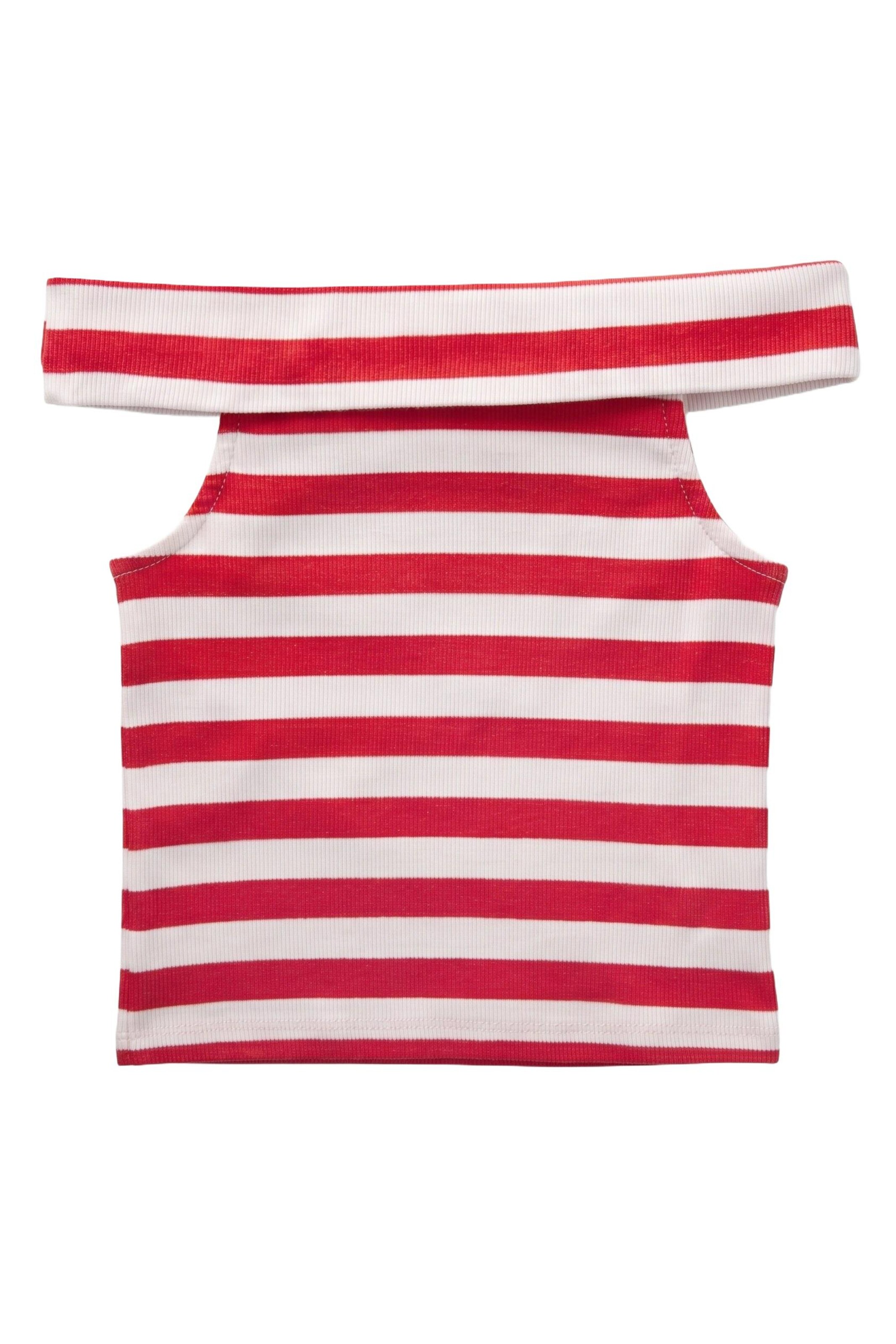 Alexa Dash Top in Rood: voorkant