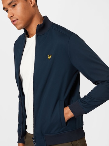 Lyle & Scott Zip-Up Hoodie in Blue