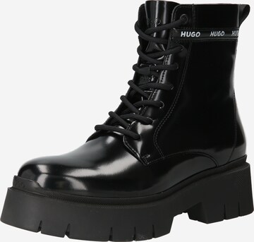 Bottines à lacets 'Kris' HUGO en noir : devant