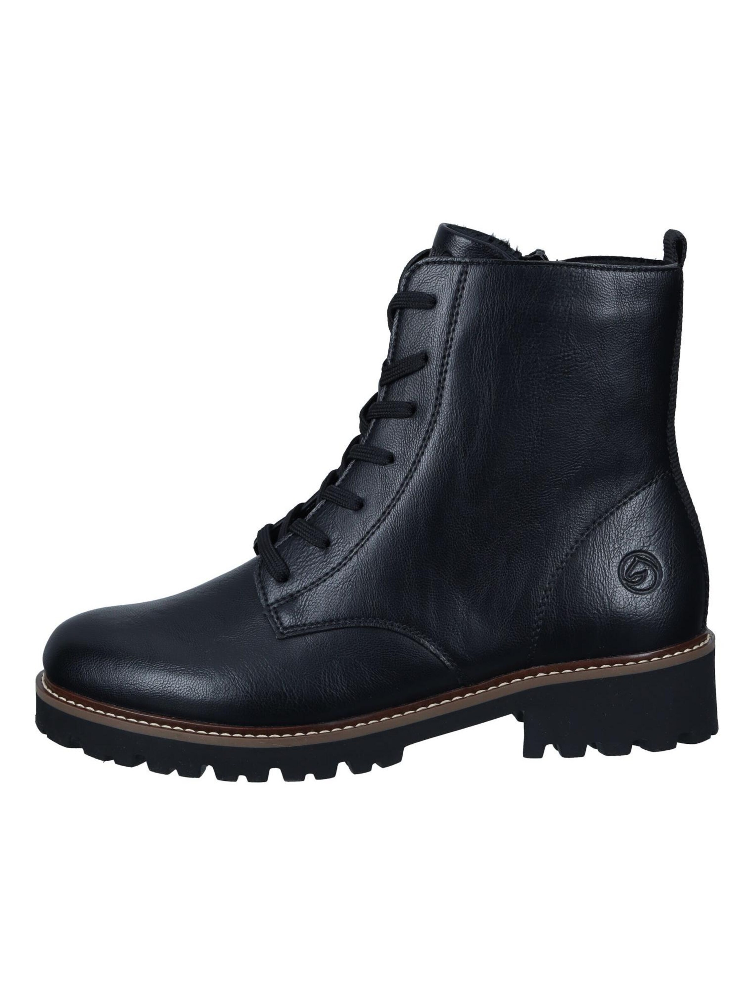 Bottines à lacets REMONTE en noir
