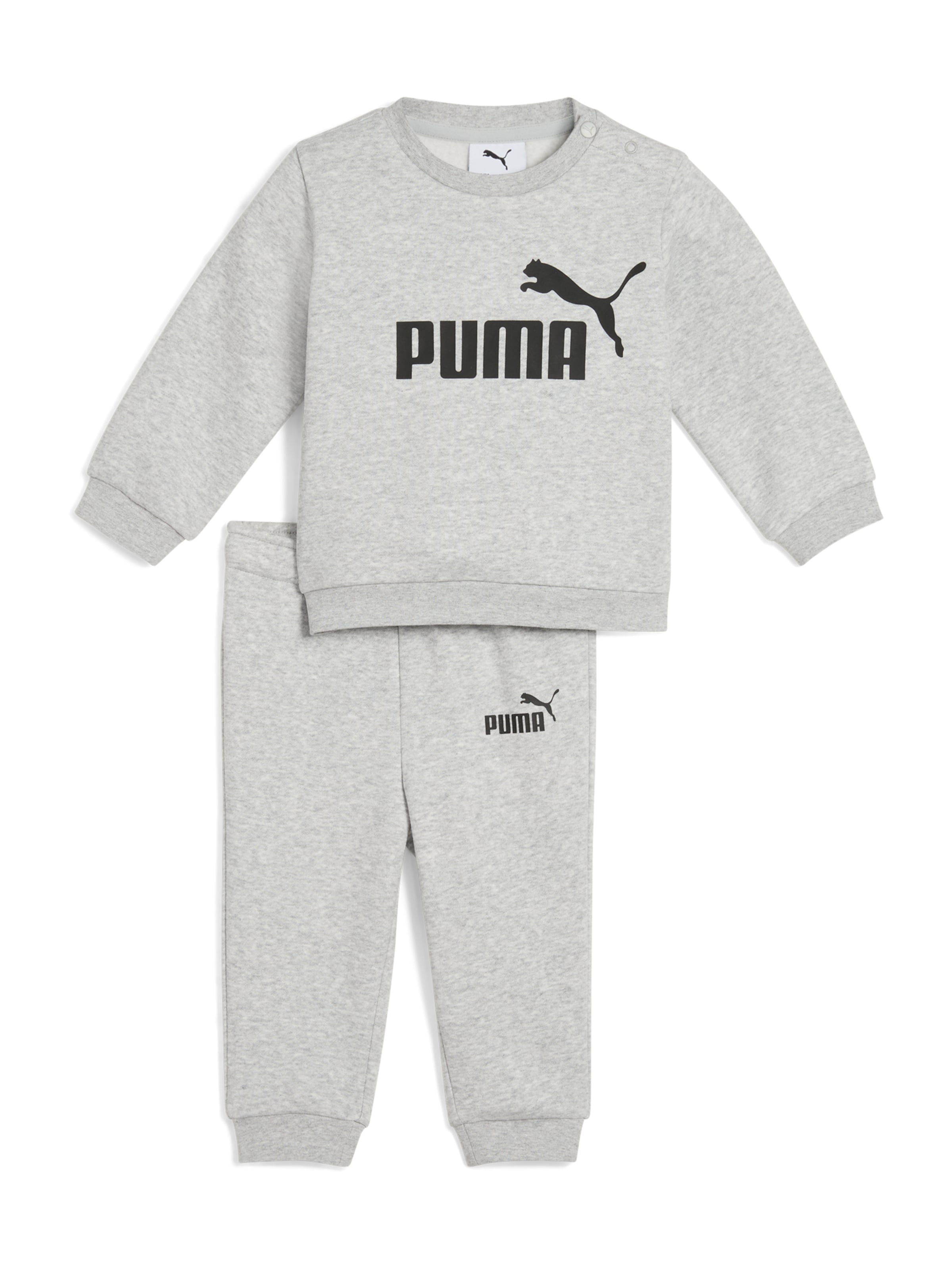 PUMA Jogginganzug 'Essentials' in Grau: Vorderseite