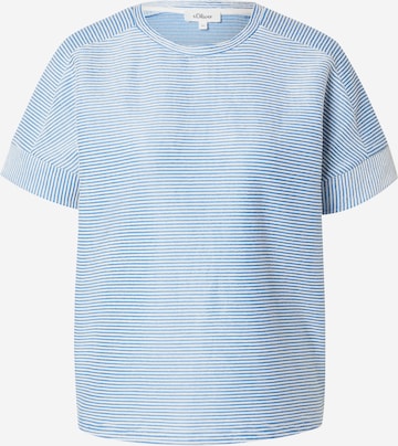 T-shirt s.Oliver en bleu : devant