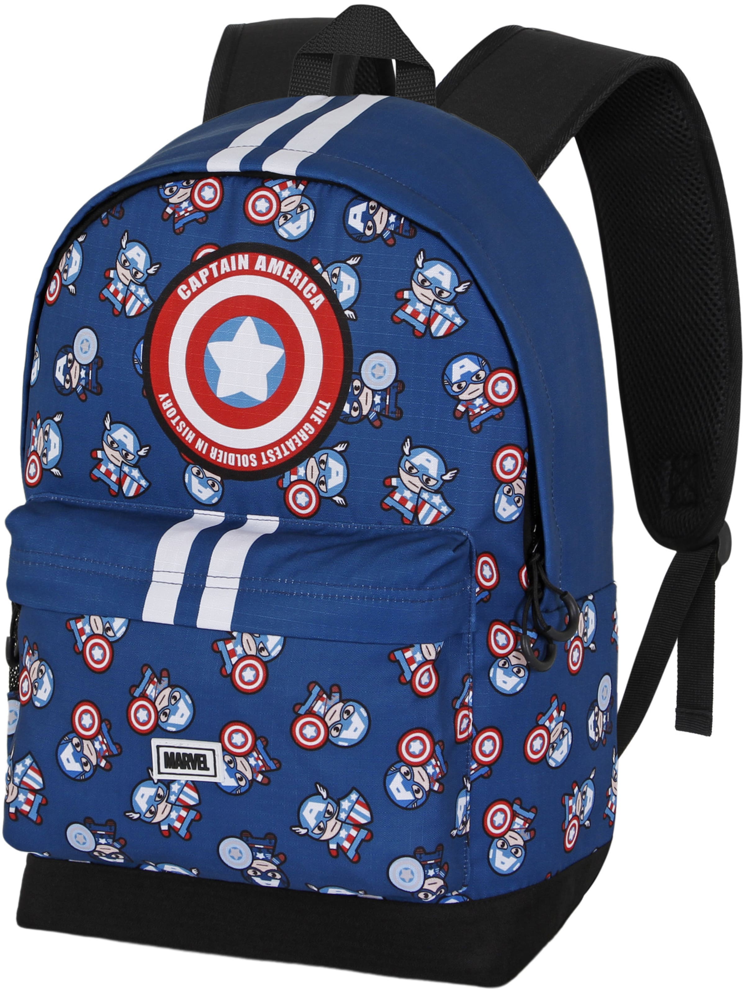 marvel Backpack 'Captain America Brave-Plus HS' in Blue
