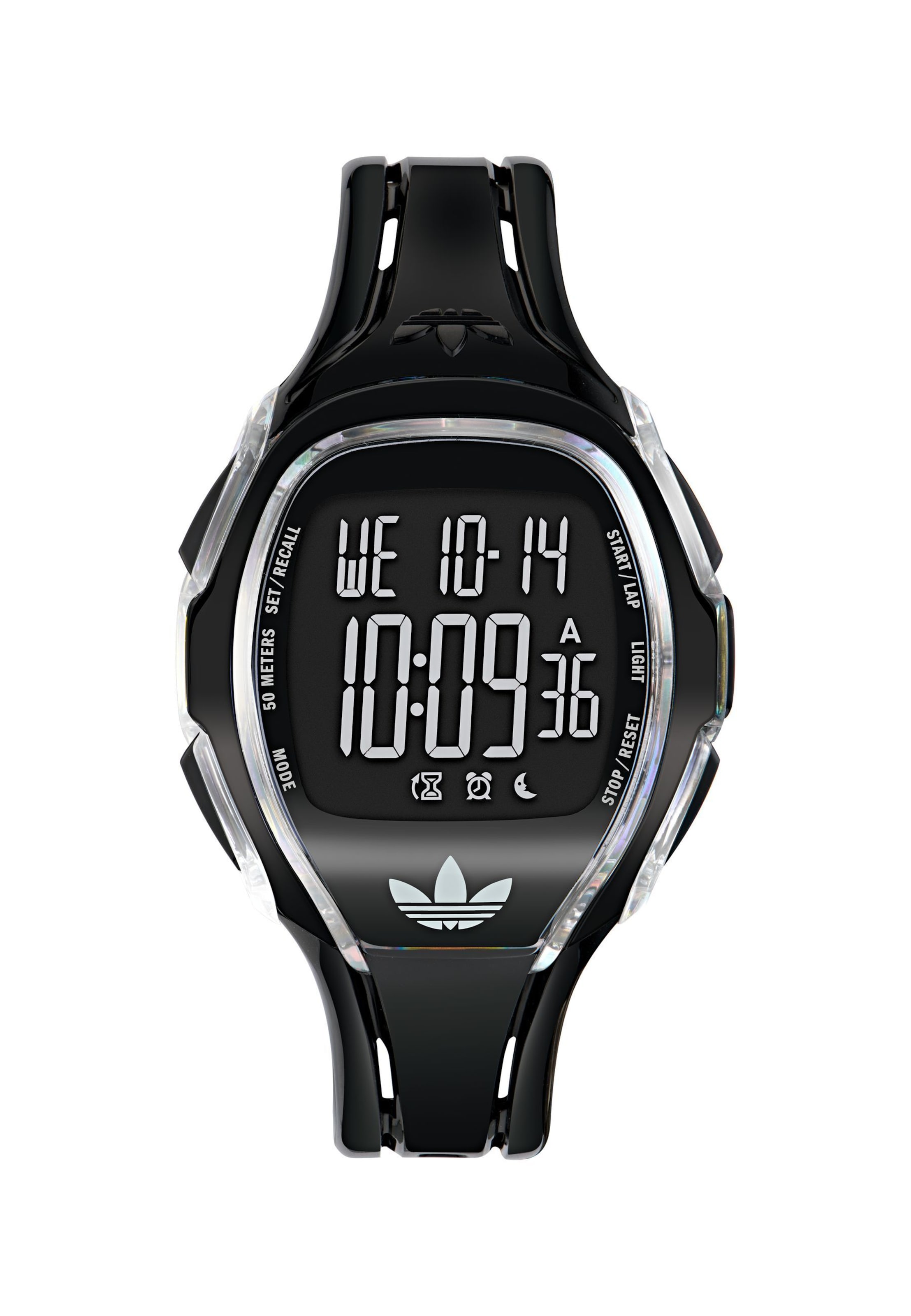 ADIDAS ORIGINALS Digital watch 'Athletics One' in Black: front