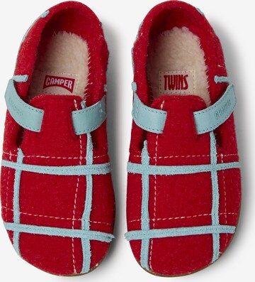 CAMPER Huisschoenen ' Twins ' in Rood