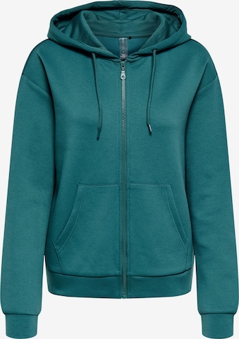 ONLY PLAY Sports sweat jacket 'ONPLounge' in Blue: front