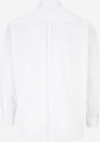 Calvin Klein Big & Tall Regular fit Button Up Shirt in White