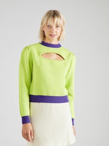 Olivia Rubin Pullover 'CALUM' i grøn: forside