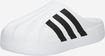 ADIDAS ORIGINALS - Zapatos abiertos 'Superstar Mule' en blanco: frente