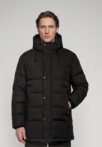 INDICODE JEANS Parka 'Dalmano' in Schwarz: Vorderseite
