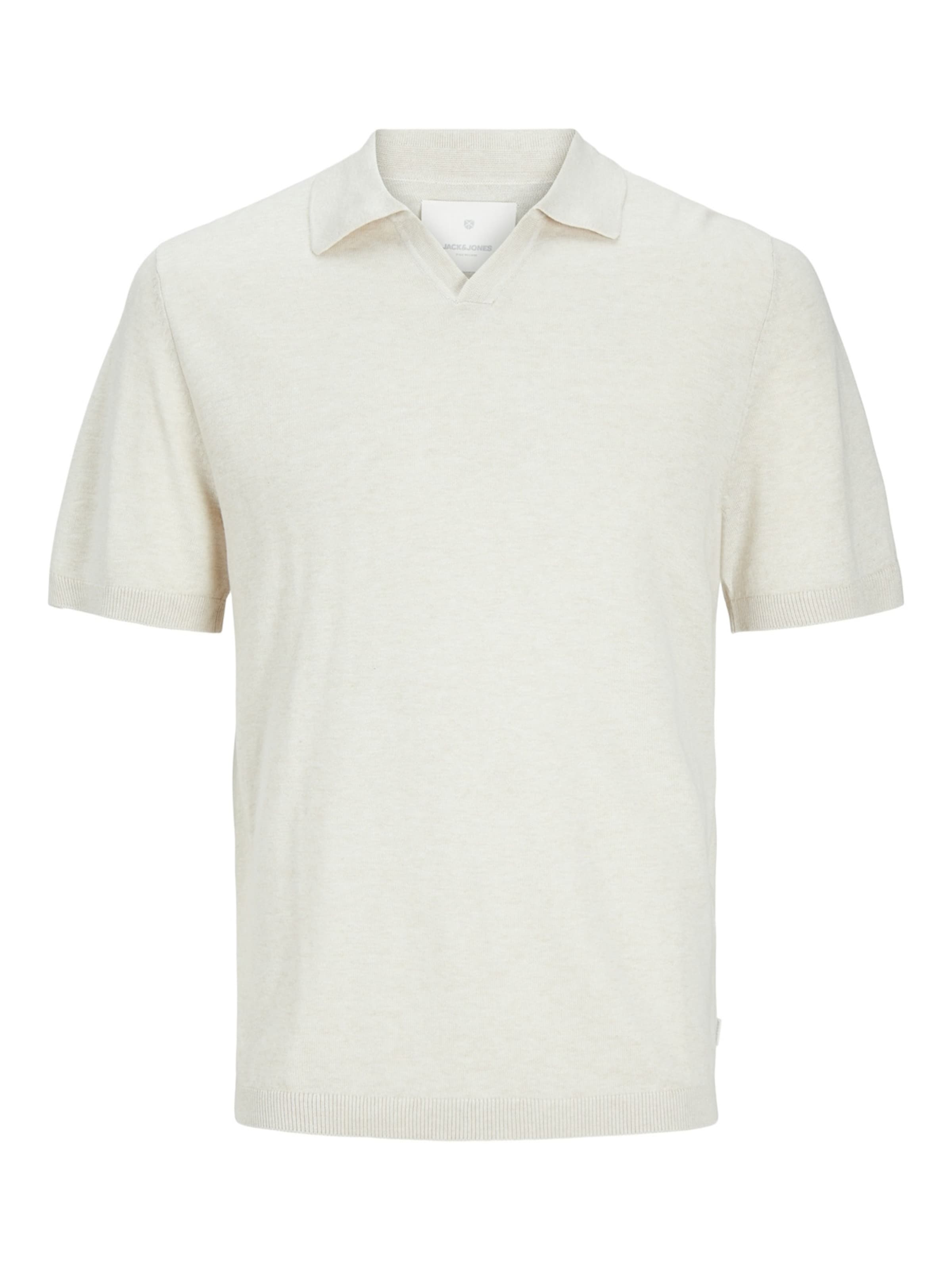 JACK & JONES Pull-over 'Igor' en XXXL en blanc chiné, Vue avec produit