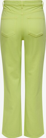 ONLY Wide leg Jeans 'CAMILLE' in Green