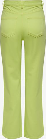 ONLY - Perna larga Calças de ganga 'CAMILLE' em verde
