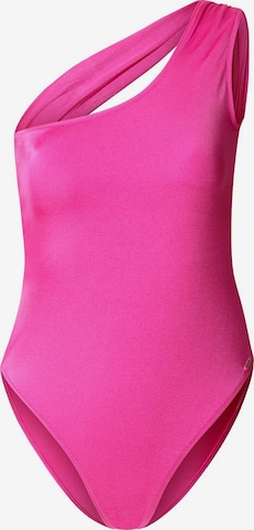 Bandeau Maillot de bain 'Solid Asy' Pepe Jeans en rose : devant