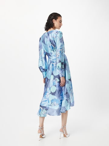 Robe de cocktail SWING en bleu