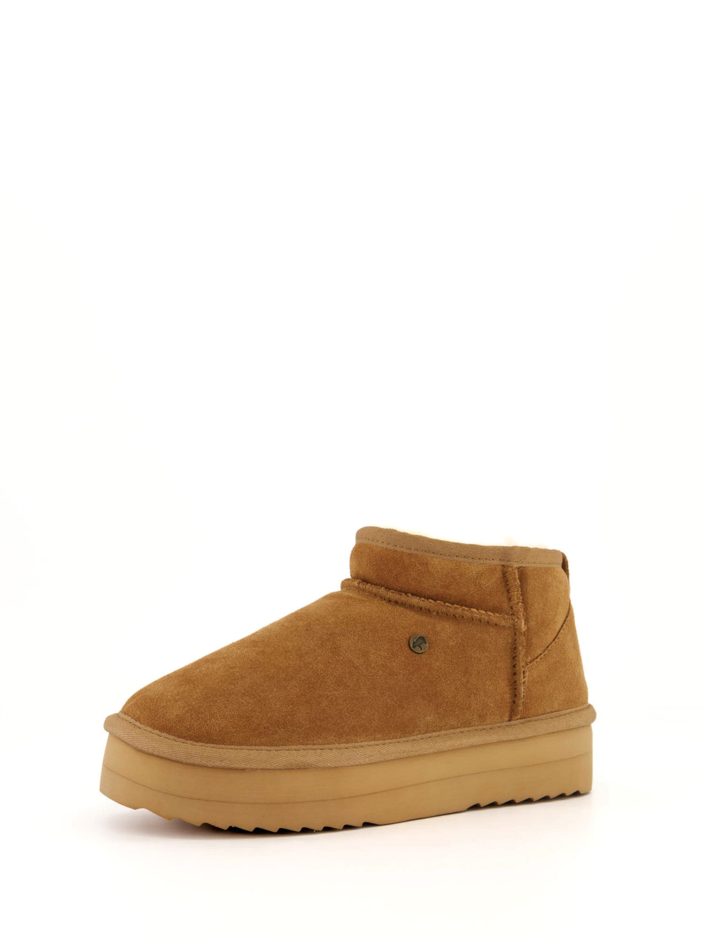 Boots 'Durack' Warmbat en marron : devant