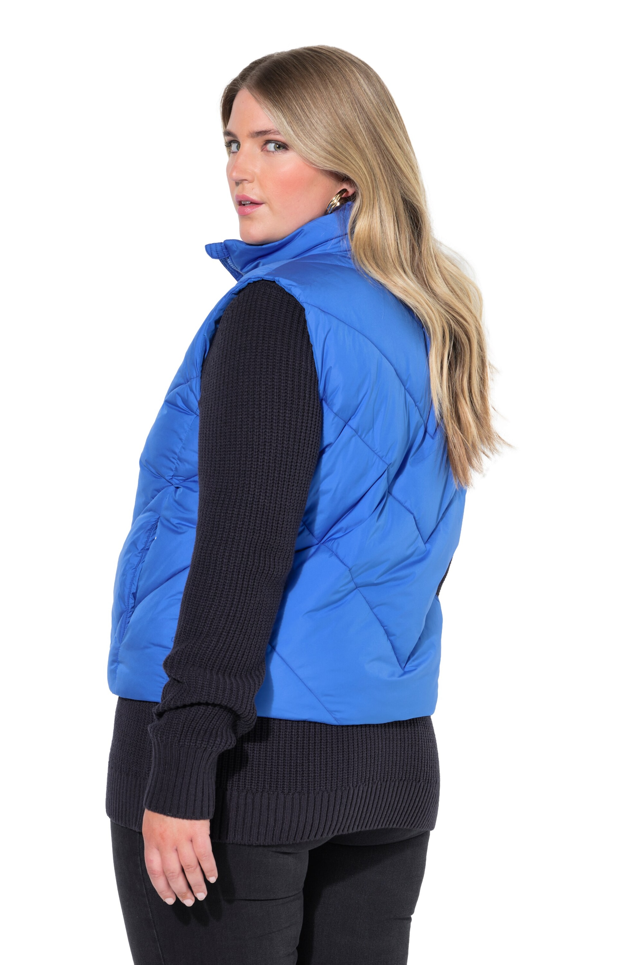 Ulla Popken Vest in Blue
