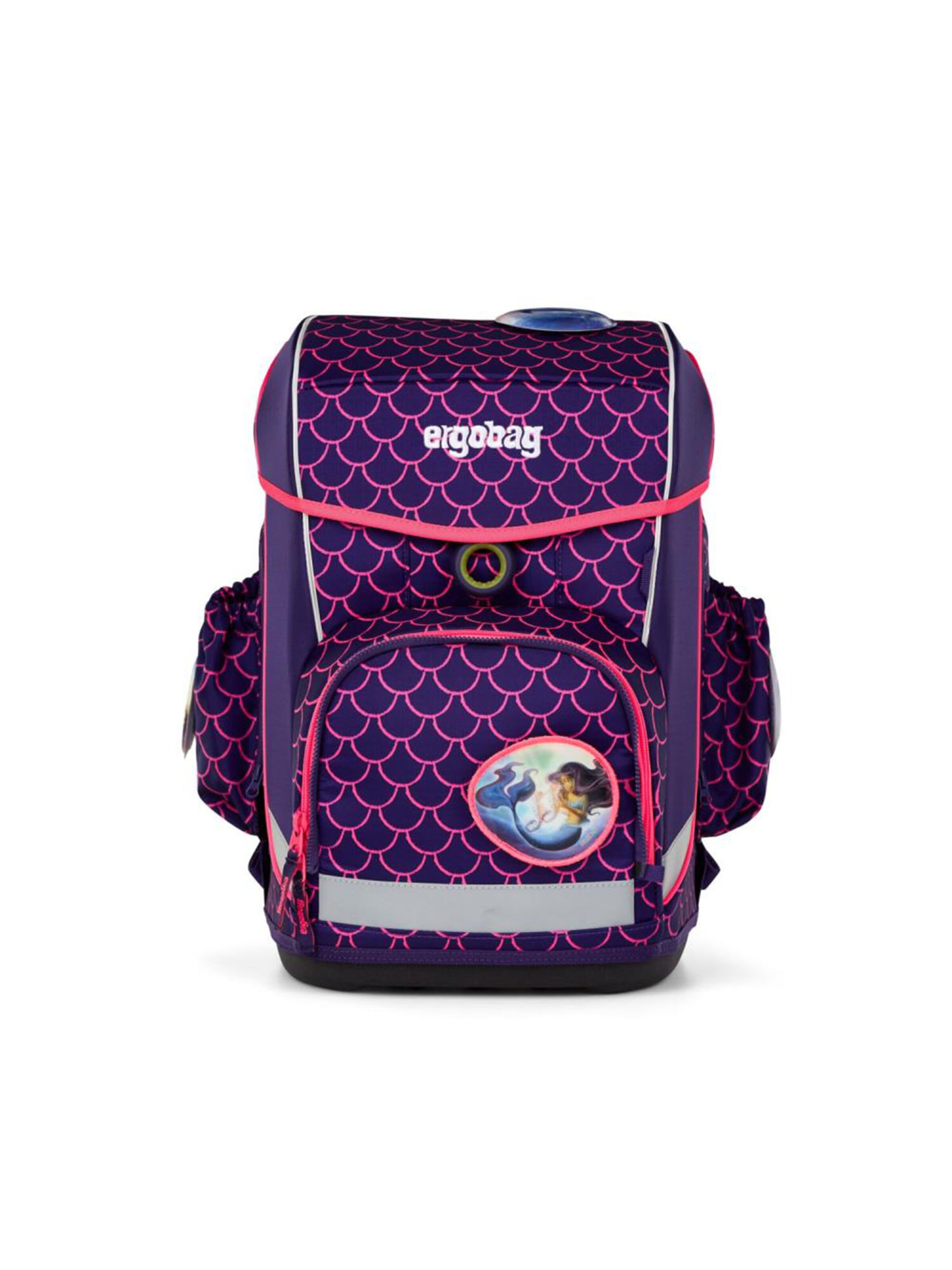 ergobag Backpack 'Cubo Light Schulranzen Set' in Purple