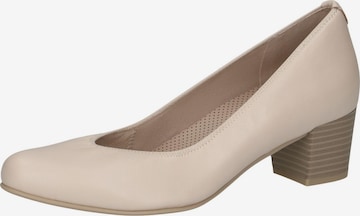 CAPRICE Pumps in Beige: Vorderseite