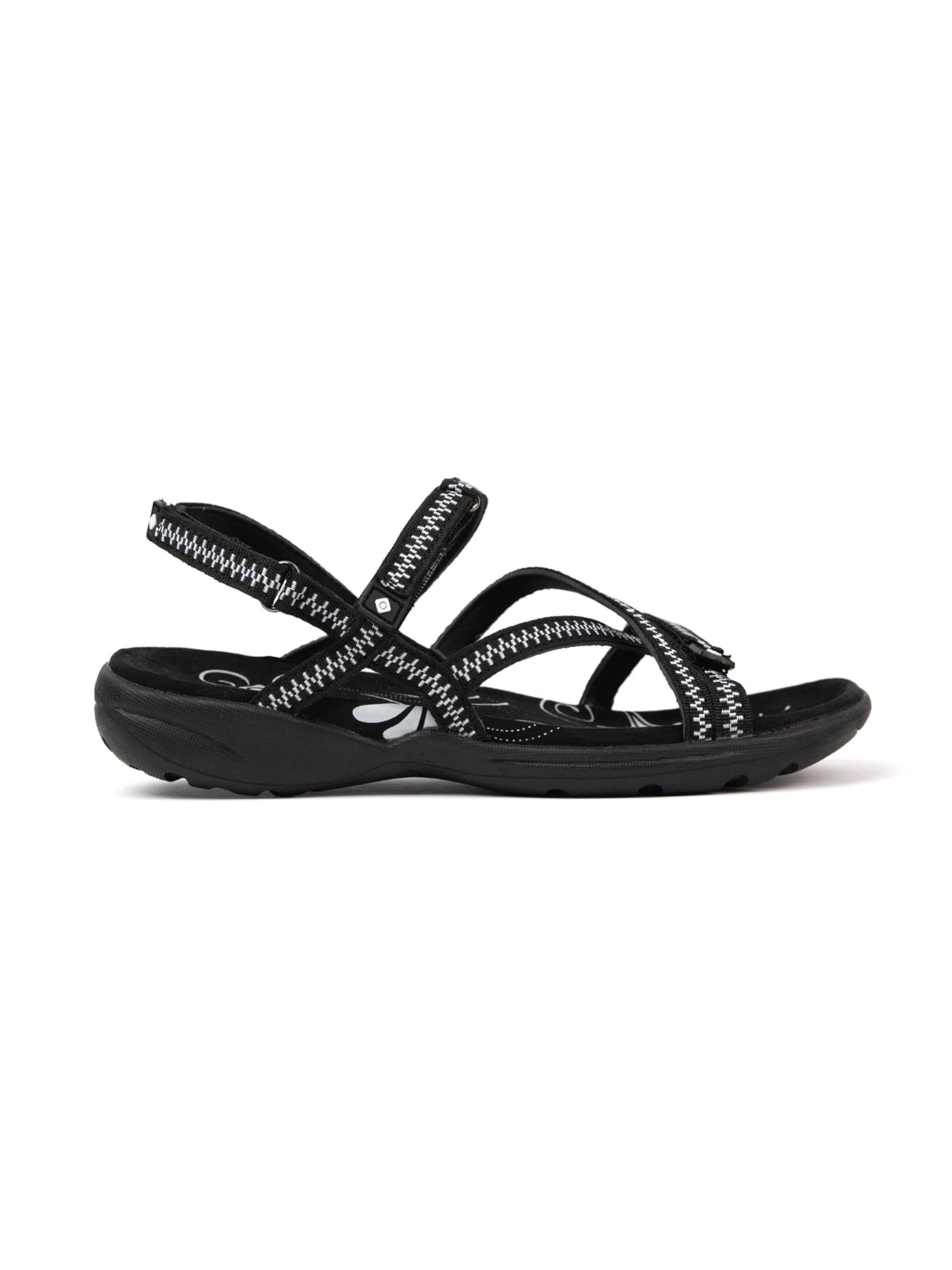 Sandales de randonnée Izas en noir : devant