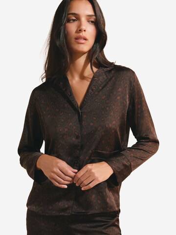 ETAM Schlafshirt 'Artlight' in Braun