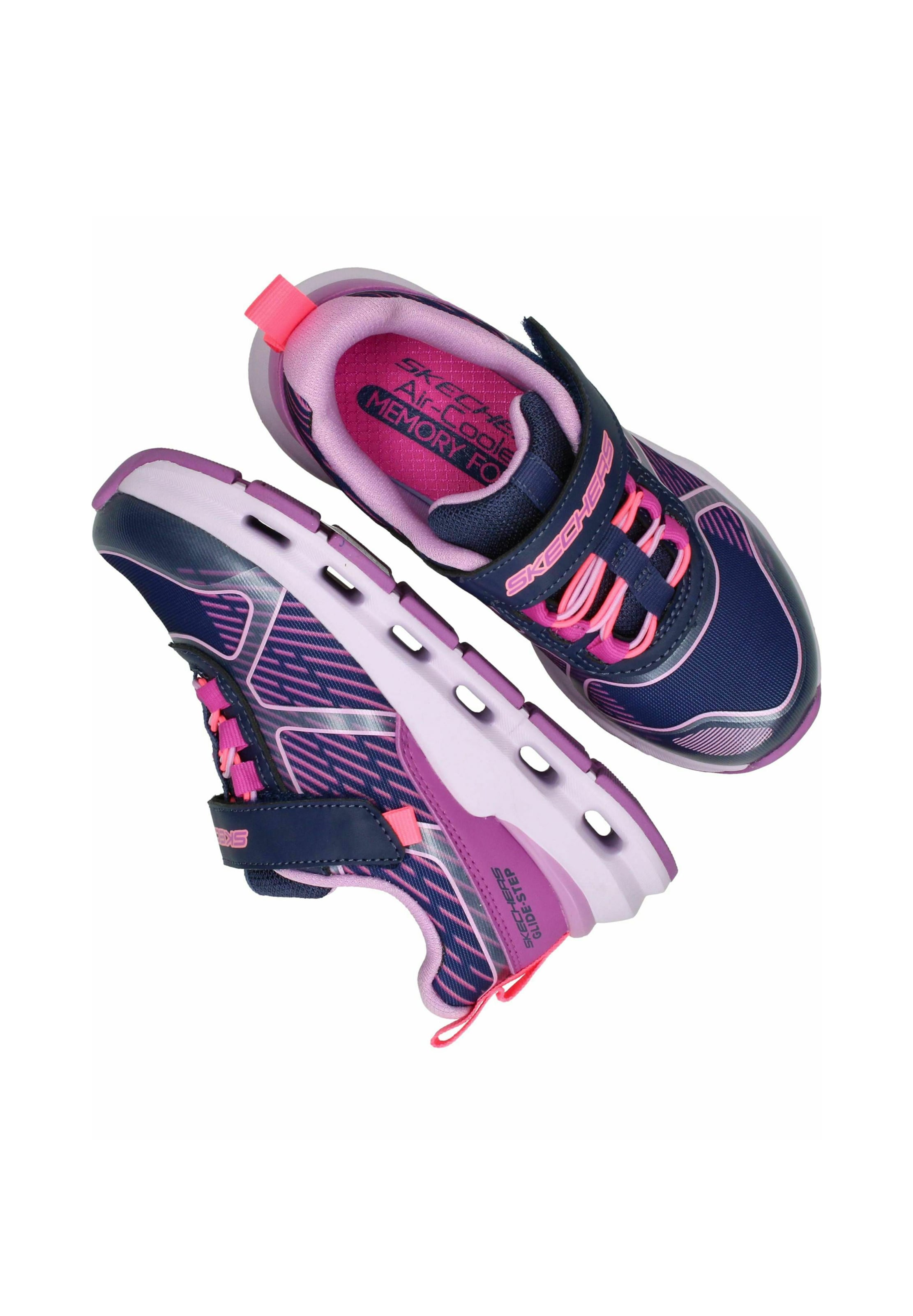 SKECHERS Superge 'GLIDE-STEP + - SPRINT LINES' | modra barva