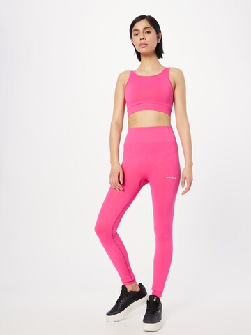 ONLY PLAY Skinny Workout Pants 'Evana' in Red