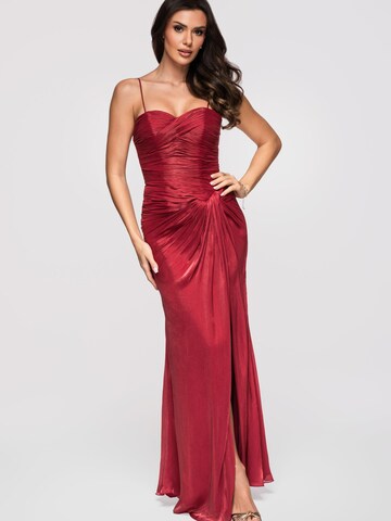 Ombre Evening dress in Red: front