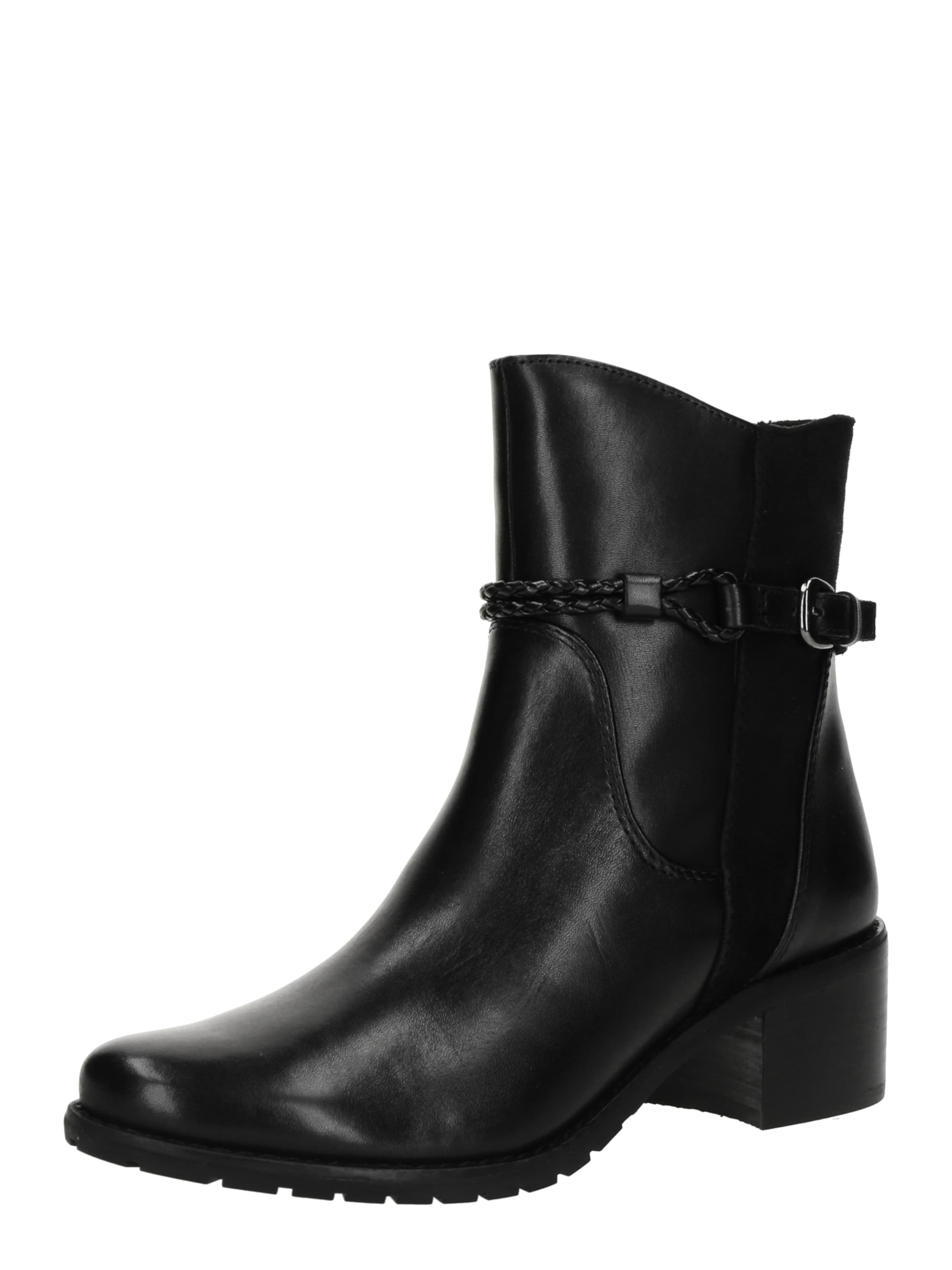 CAPRICE Nízké kozačky – černá: přední strana